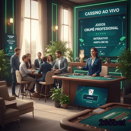 Atendente auxiliando jogador em cassino online